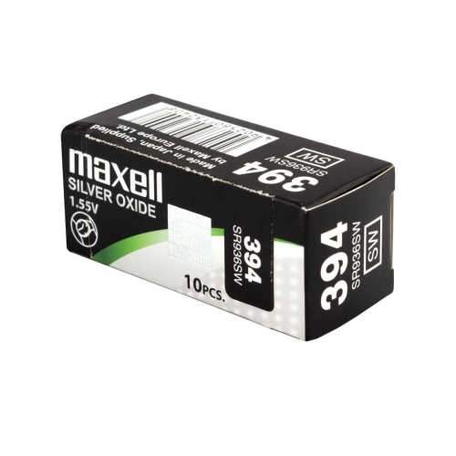 Batterie Maxell 394 SR936SW all’ossido d’argento da 1,55 V