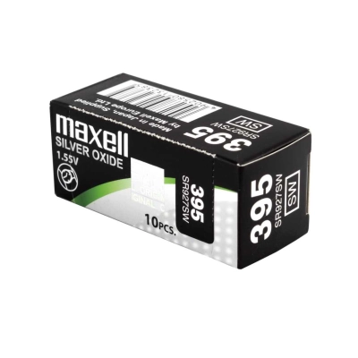 Batterie Maxell 395 SR927SW all’ossido d’argento da 1,55 V