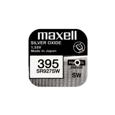 Batterie Maxell 395 SR927SW all’ossido d’argento da 1,55 V