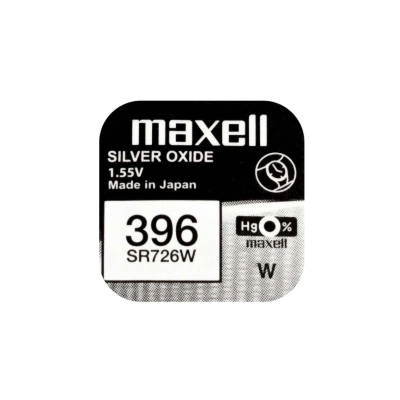 Batterie Maxell 396 SR726W all’ossido d’argento da 1,55 V