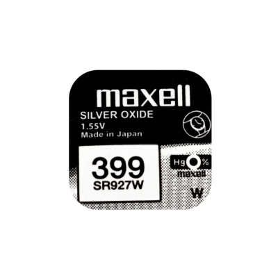 Batterie Maxell 399 SR927W all’ossido d’argento da 1,55 V