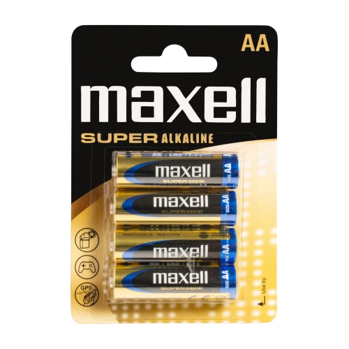 Maxell LR6 AA Stilo Super Alcaline - Blister da 4 | Delmax