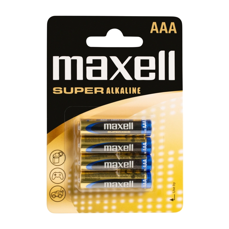 Maxell LR03 AAA Ministilo Super Alcaline - Blister da 4 | Delmax