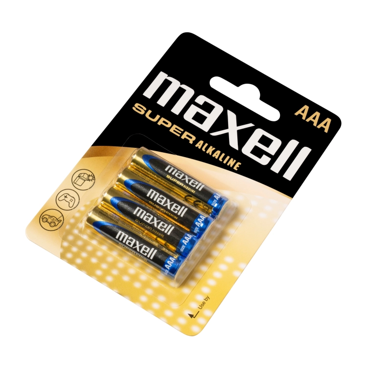 Maxell LR03 AAA Ministilo Super Alcaline - Blister da 4 | Delmax