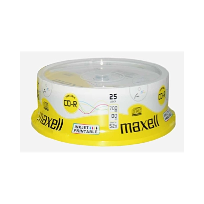 CD-R Maxell 624017 700MB 80 minuti 52x 25 CD