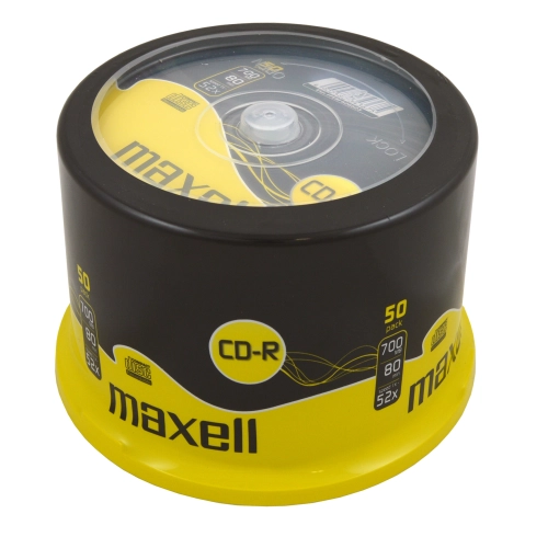 Maxell CD-R 80 Min 700 MB 52x spindle 50 CD 628523