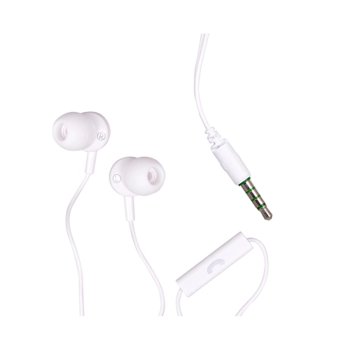 EB875 EARBUDS WITH MIC WHITE