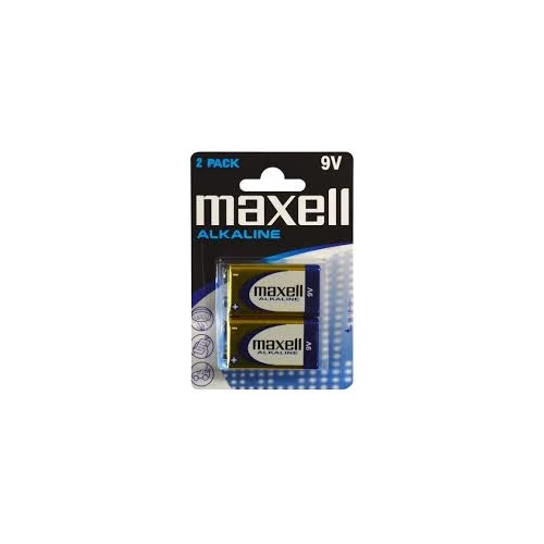 Maxell 6LR61 Alcaline - Blister da 2 | Delmax