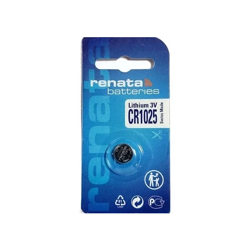 Batteria Renata CR1025 Litio 3V - 10 blister singoli