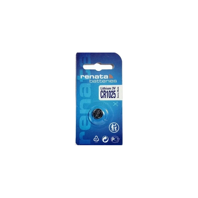 Batteria Renata CR1025 Litio 3V - 10 blister singoli