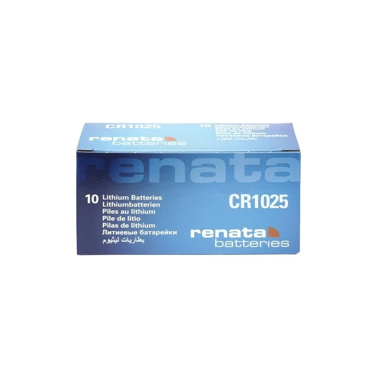 Batteria Renata CR1025 Litio 3V - 10 blister singoli