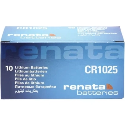 Batteria Renata CR1025 Litio 3V - 10 blister singoli