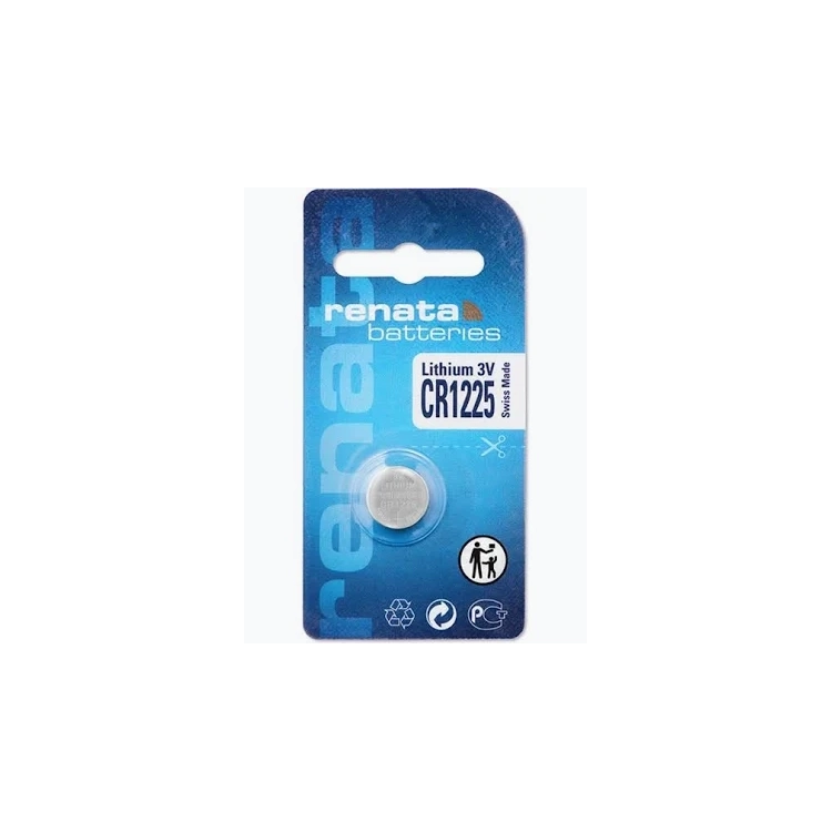Batteria Renata CR1225 Litio 3V - 10 blister singoli