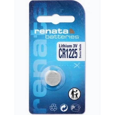 Batteria Renata CR1225 Litio 3V - 10 blister singoli