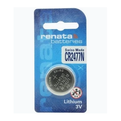 Batteria Renata CR2477N Litio 3V - 6 blister singoli