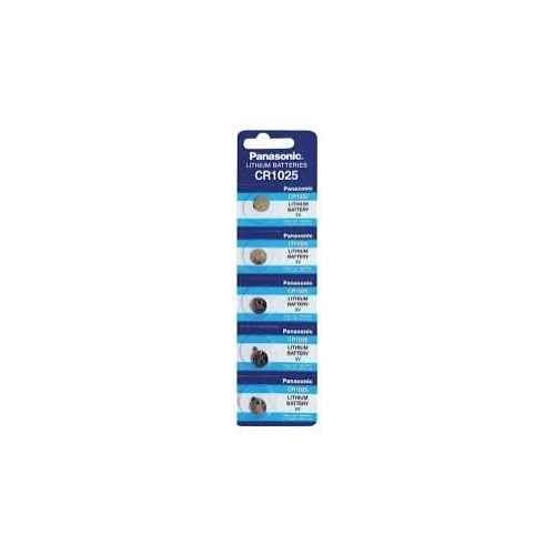 Batteria Panasonic CR1025 Litio 3V - Blister 5 pezzi