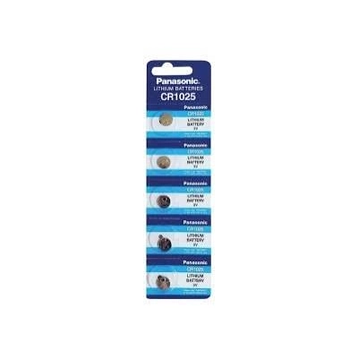 Batteria Panasonic CR1025 Litio 3V - Blister 5 pezzi