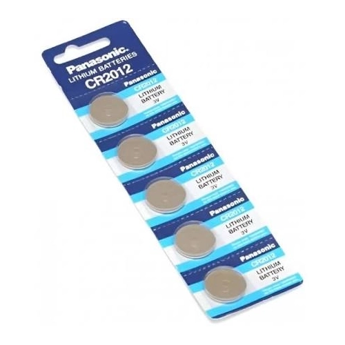 Batteria Panasonic CR2012 Litio 3V - Blister 5 pezzi