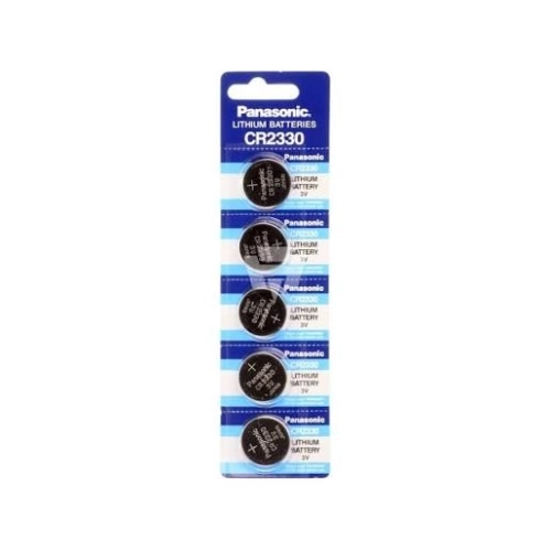 Batteria Panasonic CR2330 Litio 3V - Blister 5 pezzi
