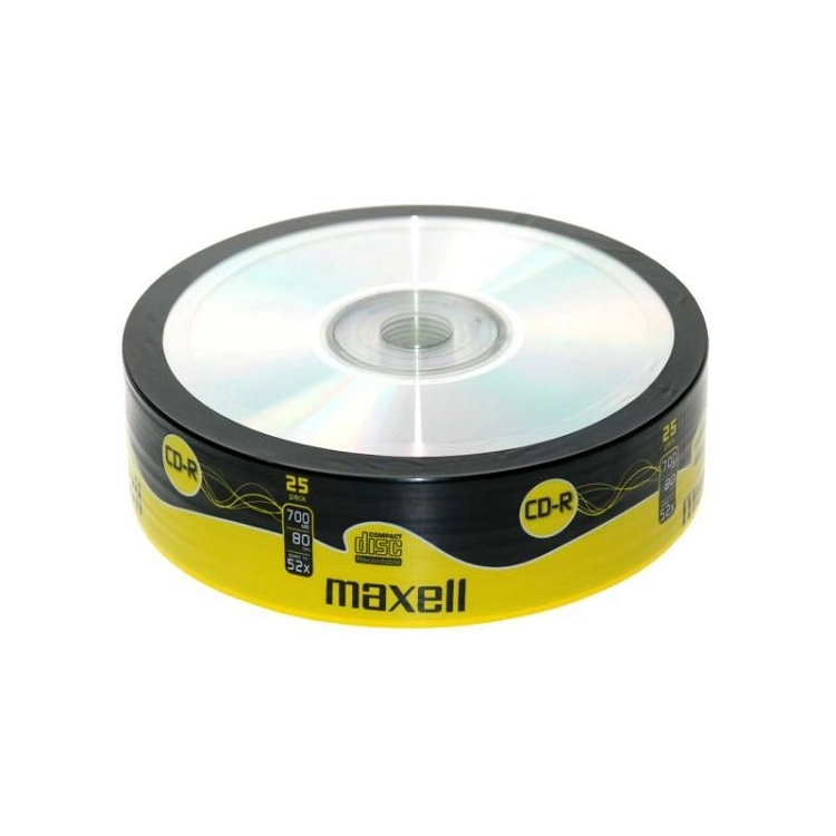 Maxell CD-R 80 700MB 52x 25 CD 624035