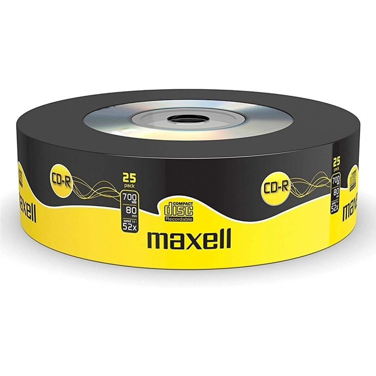 CD-R Maxell 624035 700MB 80 minuti 52x 25 CD