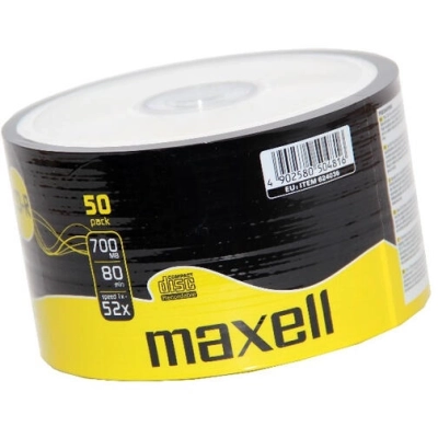 Maxell CD-R registrabili 700MB 80 minuti 52x confezione 50 CD