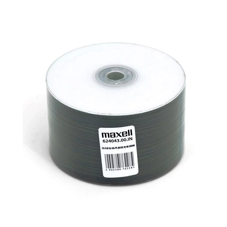 Maxell CD-R 80 Printable 700MB 52x 50 CD 624043