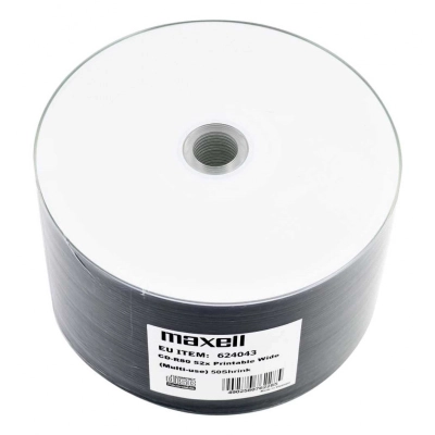 CD-R Maxell 624043 700MB 80 minuti 52x Printable 50 CD
