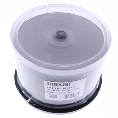 CD-R Maxell 624042 700MB 80 minuti 52x Stampabili 50 CD