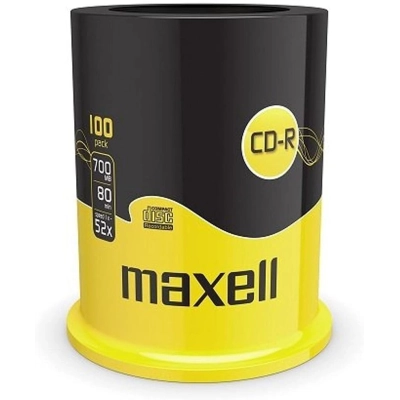 Maxell CD-R registrabile 700MB 80 minuti 52x 100 CD