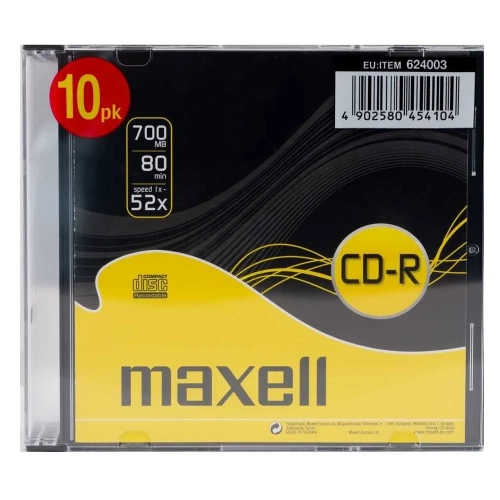 Maxell CD-R 80 700MB 52x 10 CD 624003