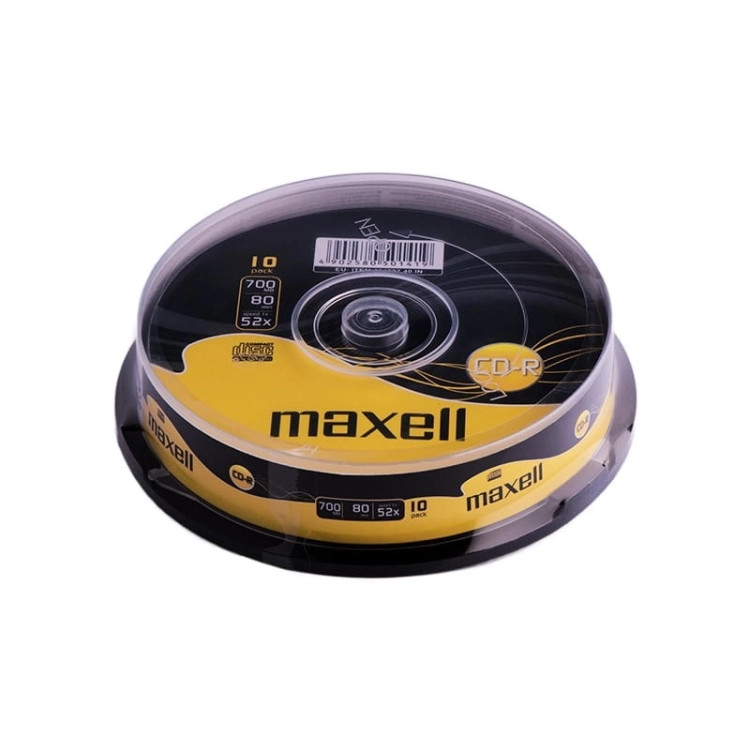 Maxell CD-R 700MB 80 minuti 52x cake box 10 CD 624027