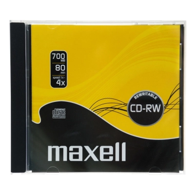 Maxell CD-RW 80 700MB 4x confezione Jewel Case 624860
