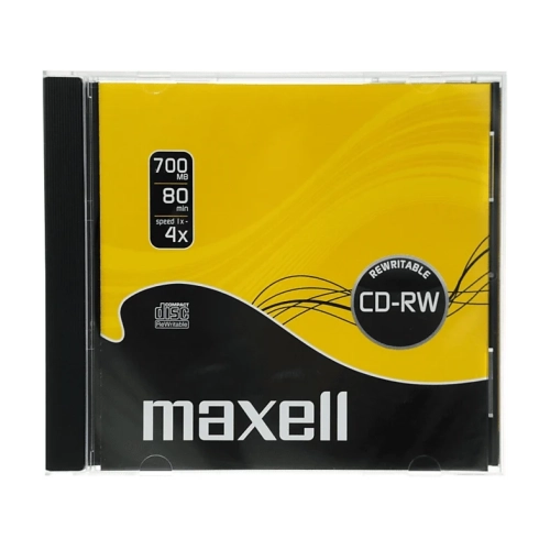 Maxell CD-RW 80 700MB 4x confezione Jewel Case 624860 2