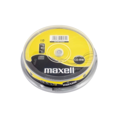 Maxell CD-RW 80 700MB 4x Spindle 10 CD 624039 2