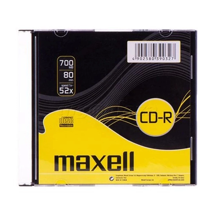 Maxell CD-R 80 700MB 52x Slim Case 1 CD 624005