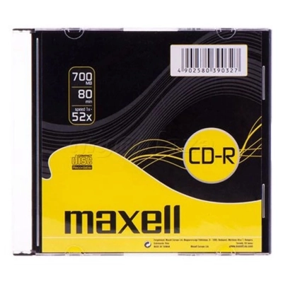 Maxell CD-R 80 700MB 52x Slim Case 1 CD 624005
