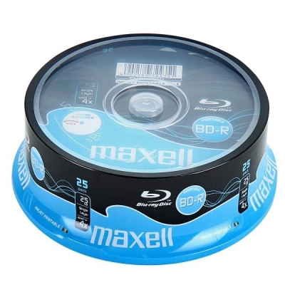 BD-R Maxell 276071 25GB 4x Printable spindle 25 Blu-ray