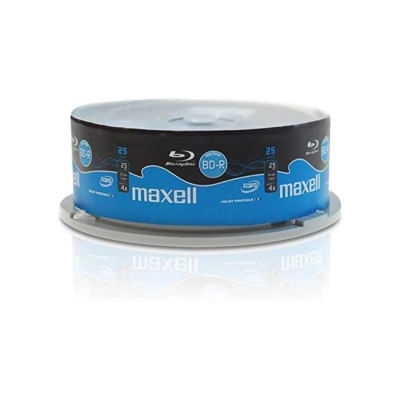 Maxell BD-R registrabili 25GB 4x Printable confezione 25 Blu-ray 276071