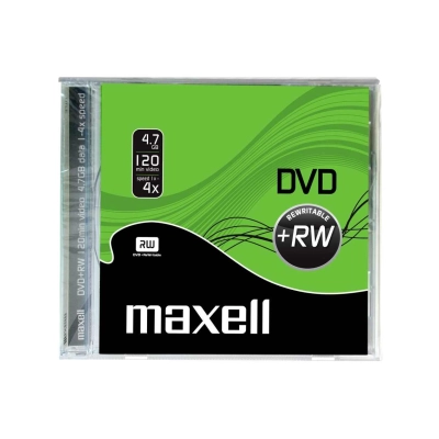 Maxell DVD+RW 4,7 GB 4x – Dettaglio disco riscrivibile