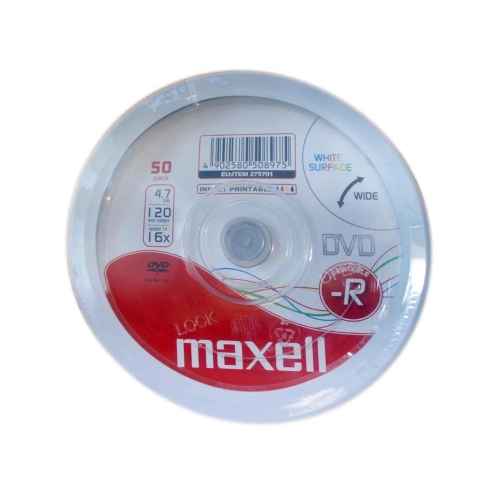Maxell DVD-R 4,7 GB 16x Printable White – Confezione Spindle da 50 DVD 2