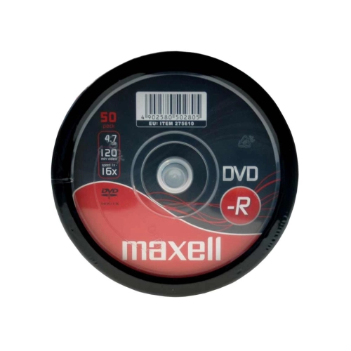 Maxell DVD-R 4,7 GB 16x – Confezione Spindle da 50 DVD 2