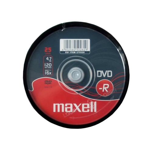 Maxell DVD-R 4,7 GB 16x – Confezione Spindle da 25 DVD 2
