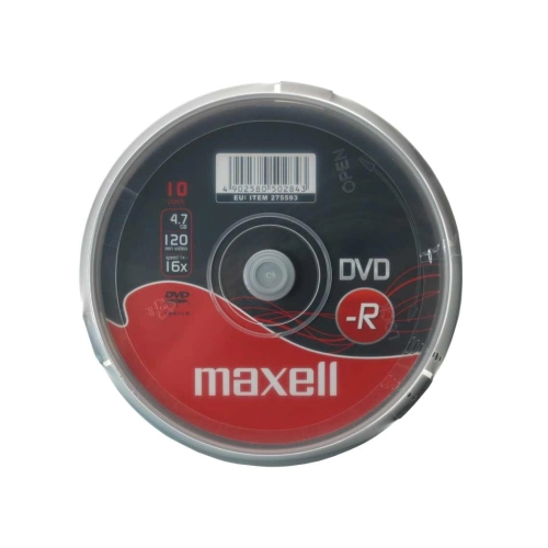 Maxell DVD-R 4,7 GB 16x – Confezione Spindle da 10 DVD 2