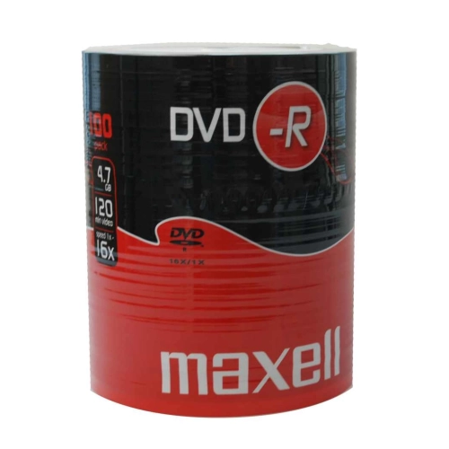 Maxell DVD-R 4,7 GB 16x – Confezione Shrink da 100 DVD 2
