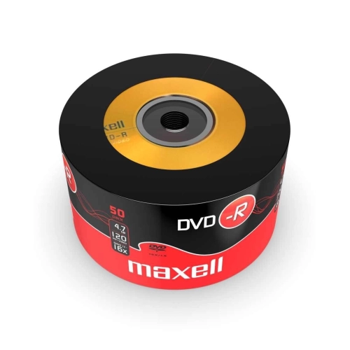 Maxell DVD-R 4,7 GB 16x – Confezione Shrink da 50 DVD 2