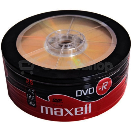 Maxell DVD-R 4,7 GB 16x – Confezione Shrink da 25 DVD 2