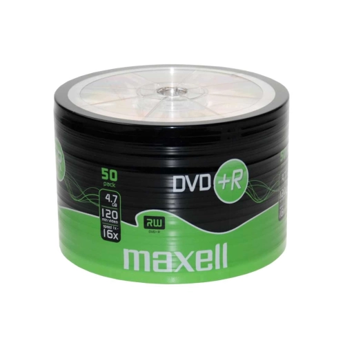 Maxell DVD+R 4,7 GB 16x – Confezione Shrink da 50 DVD 2