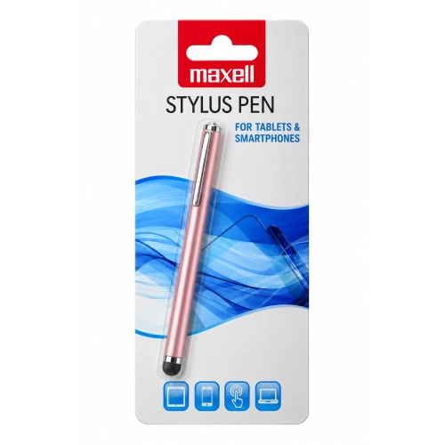 Maxell MB01 Slim Stylus Pink – Penna touch rosa per tablet e smartphone