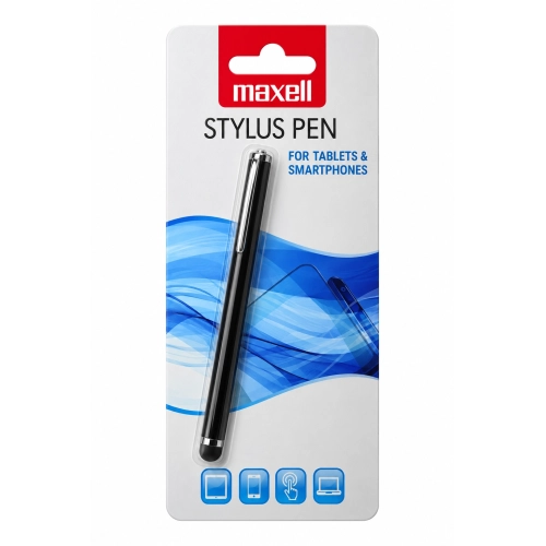 Maxell MB01 Slim Stylus Black – Penna touch nera per tablet e smartphone